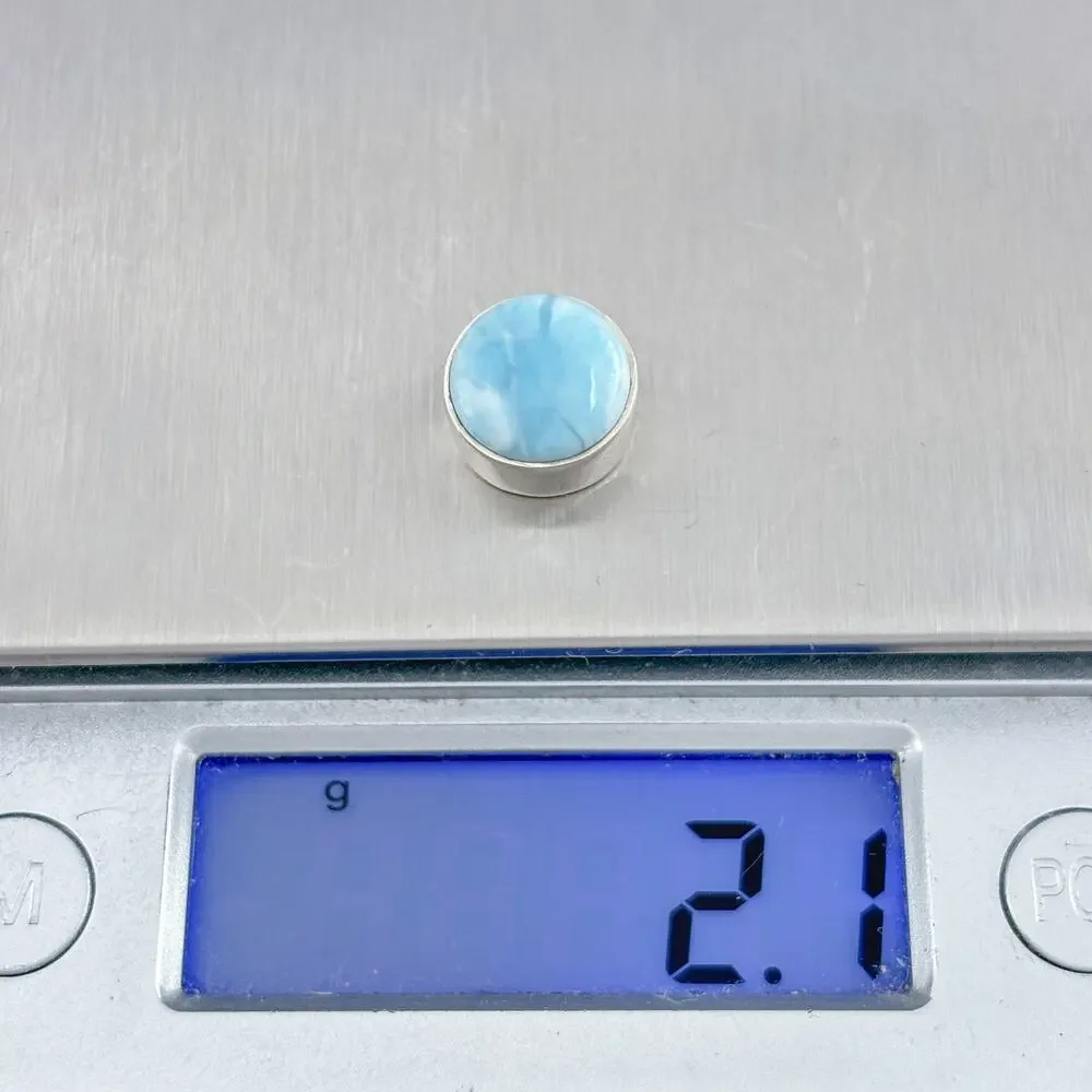 Vintage Sterling Silver 925 Larimar Pendant
